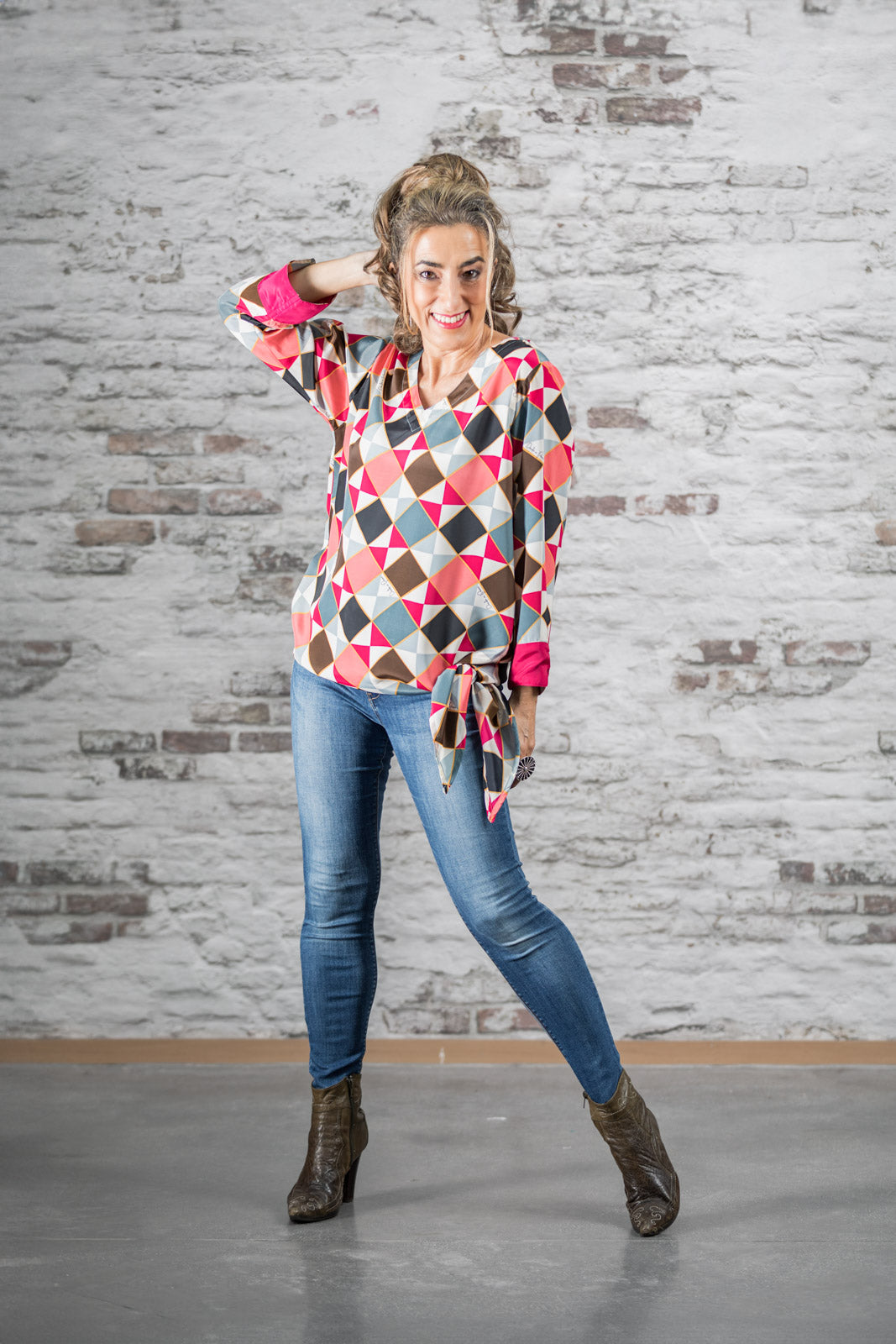 BLUSA FUCSIA