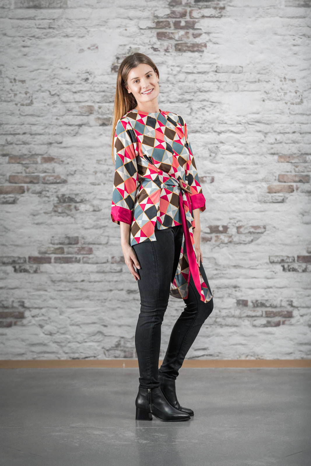 BLUSA FUCSIA