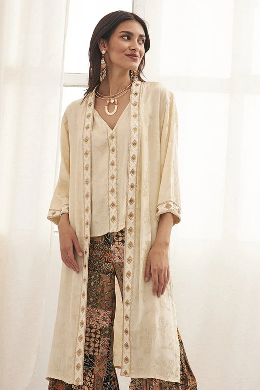 KIMONO MIDI BORDADO