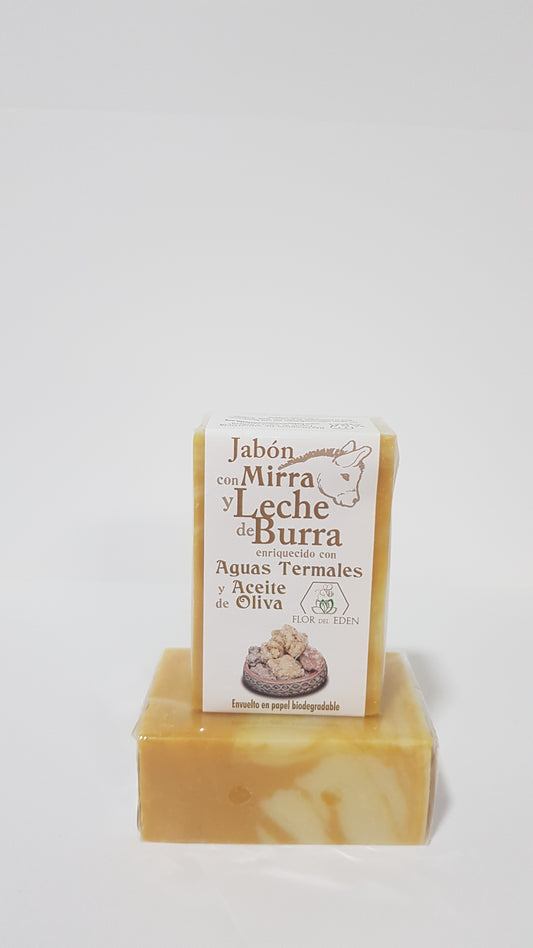 JABÓN DE LECHE DE BURRA Y MIRRA