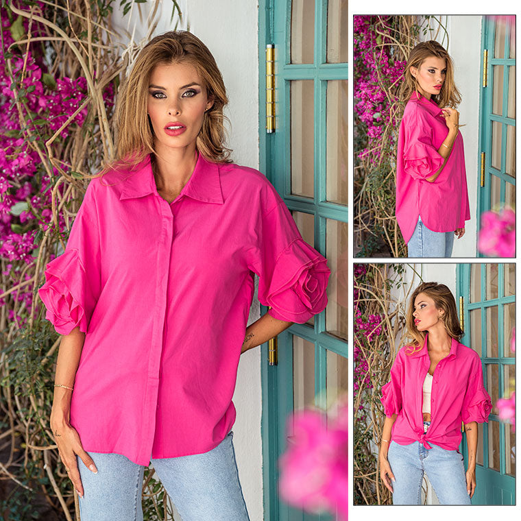 CAMISA FUCSIA