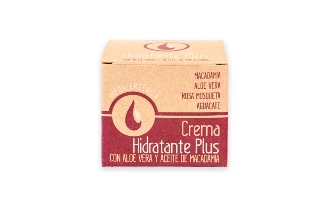 CREMA HIDRATANTE PLUS CON ALOE Y ACEITE DE NUEZ MACADAMIA