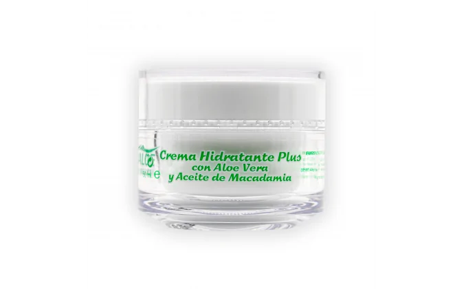 CREMA HIDRATANTE PLUS CON ALOE Y ACEITE DE NUEZ MACADAMIA